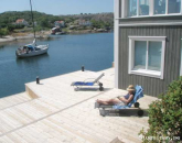 Seaside Bohuslänwith  private pier directly outside