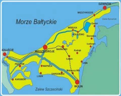 Lägenheter vid polska kusten i Miedzyzdroje