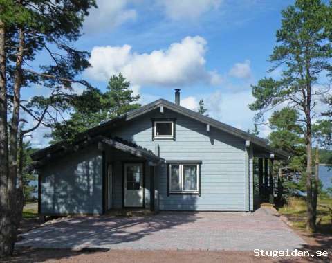 Stockstuga vid havet på Åland