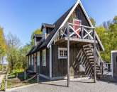Våning i VILLA med HAVSUTSIKT, SPABAD o AC