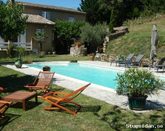 House with private pool, Ardeche, France, 5 bedrooms, 12 people, no overlooked